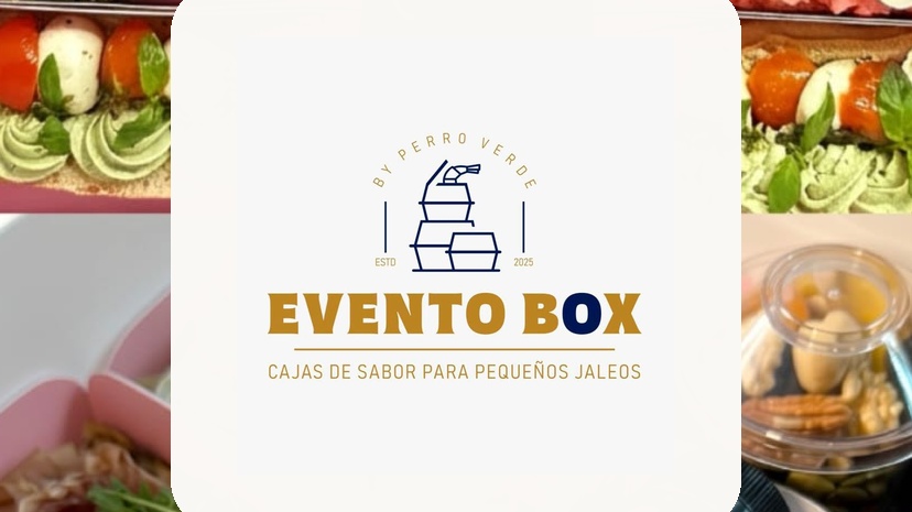 Caja de cumpleaños con aperitivos dulces y salados en Huelva
